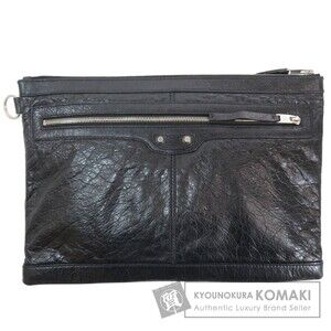 Balenciaga Clip L Clutch Bag Calfskin